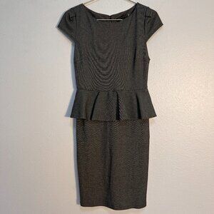 Alice + Olivia  Employed Crewneck Gray Dress